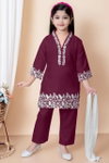 HK 224 Heavy Crep Kids Wear Top With Bottom Dupatta Wholesale Clothing Distributors In India